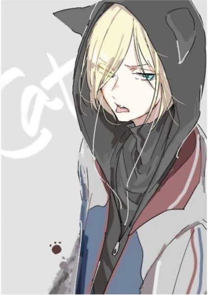 Tablo Ahşap Poster Dekoratif Yuri Plisetsky, Anime Yuri Buz Üzerinde