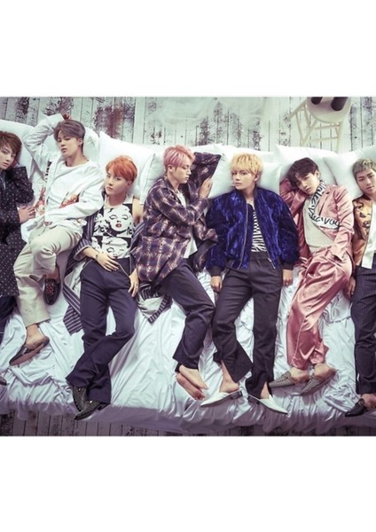 Bts Tablo Ahşap Poster Dekoratif KOD5949