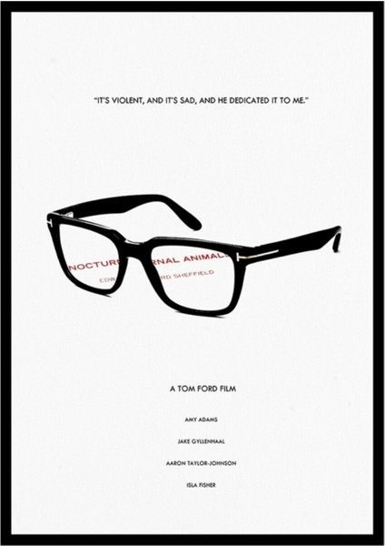 Nocturnal Animals Tablo Ahşap Poster Dekoratif