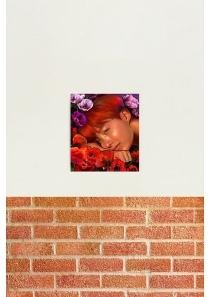 Flowerseok: Haşhaş Tablo Ahşap Poster Dekoratif KOD3040 fiyatları