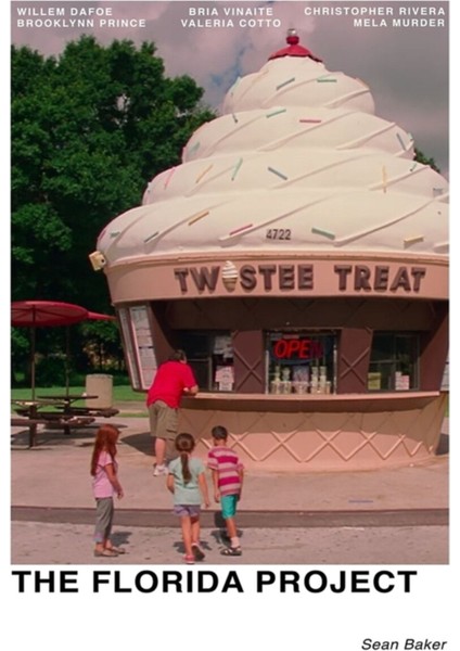 The Florida Project Tablo Ahşap Poster Dekoratif