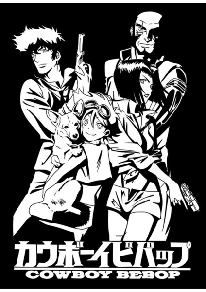 Cowboy Bebop Tablo Ahşap Poster Dekoratif