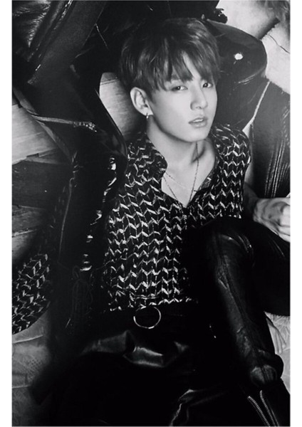 Bts Jungkook Tablo Ahşap Poster Dekoratif KOD4252