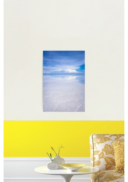 Salar De Uyuni Çölü, Bolivya Tablo Ahşap Poster Dekoratif