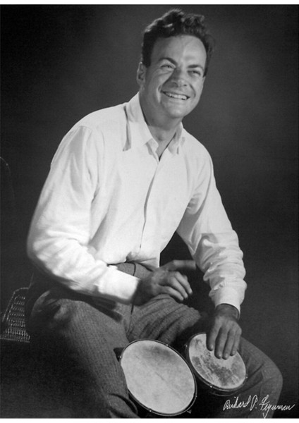 Bongo Feynman Tablo Ahşap Poster Dekoratif