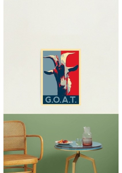 Keçi - Keçi - Tüm Zamanların En Iyisi Tablo Ahşap Poster Dekoratif fiyatları