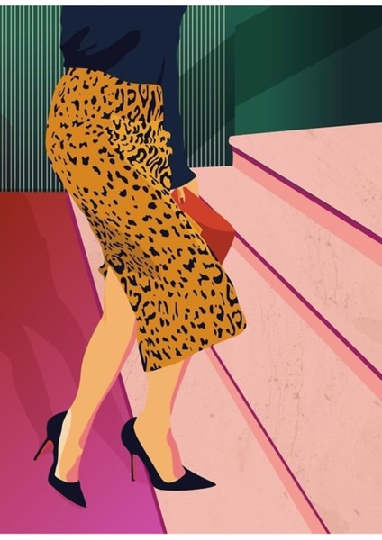 Sadece Içeri Giriyorsun ve Beni Duyacaksın Roar Tablo Ahşap Poster Dekoratif
