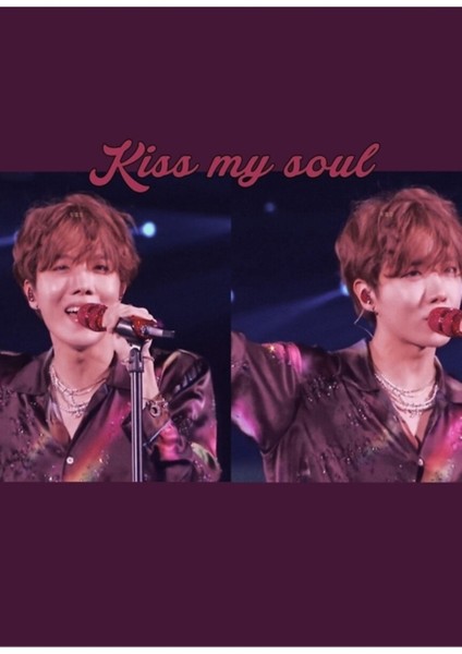 Jhope ""ruhum Öp"" Pembe Estetik Tablo Ahşap Poster Dekoratif KOD926