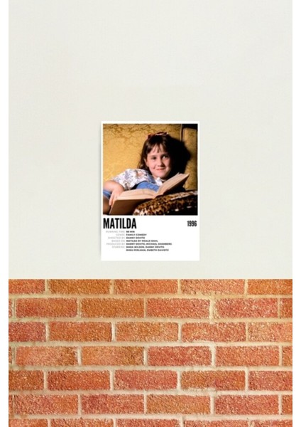 Matilda Tablo Ahşap Poster Dekoratif fiyatları