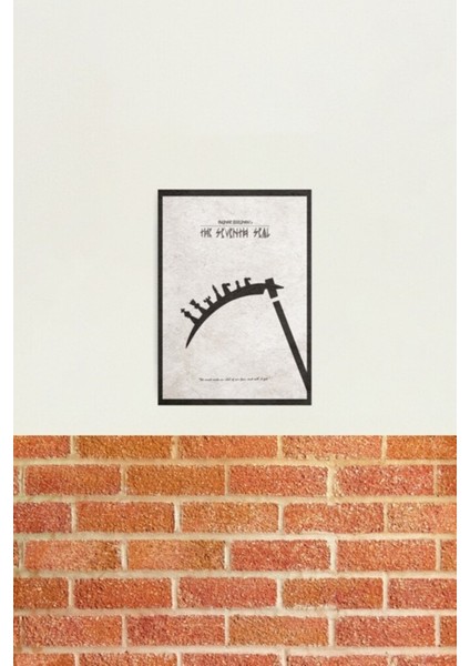 Yedinci Mühür Aka Det Sjunde Inseglet Tablo Ahşap Poster Dekoratif