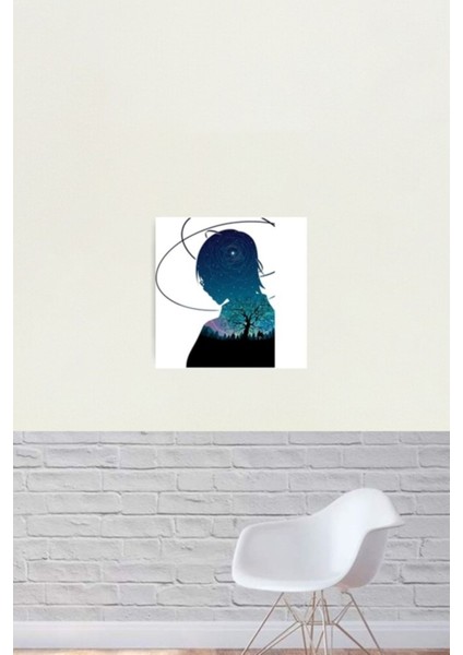 Silinen : Satoru Fanart ( Boku Dake Ga Inai Mach) Tablo Ahşap Poster Dekoratif