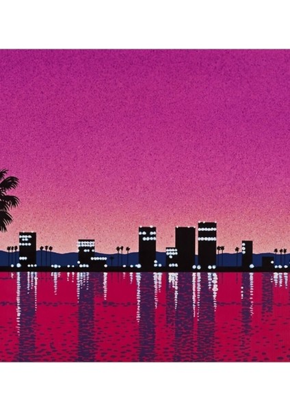 Hiroshi Nagai Sanat Baskı Posteri Vaporwave Estetik Tablo Ahşap Poster Dekoratif