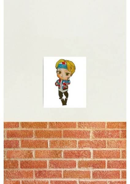 Bts Minik Tan-Bebek Bts-Bts Minik Tan-Bts Minik Tan Çocuklar F1 Tablo Ahşap Poster Dekoratif