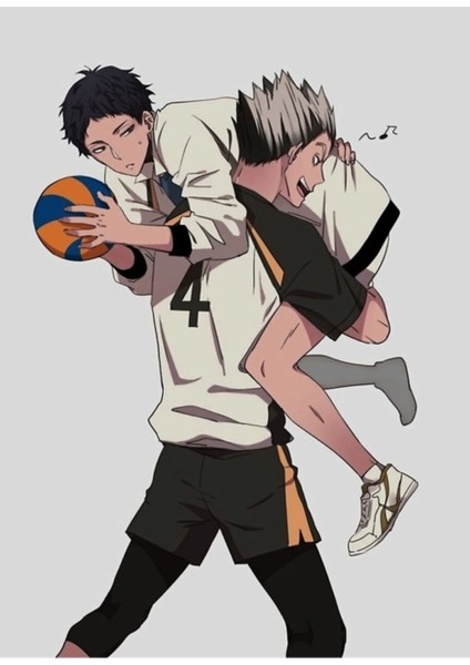 Haikyuu! Bokuaka Tablo Ahşap Poster Dekoratif