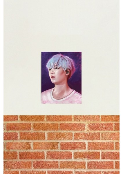 Bts Temalı 16 Numaralı Tablo Ahşap Poster Dekoratif KOD6107