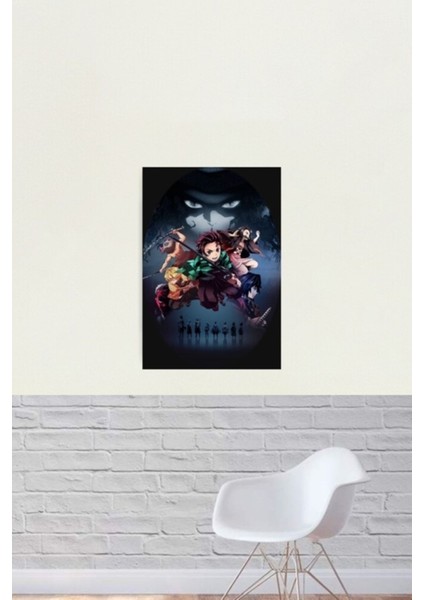 Kimetsu No Yaiba Demon Slayer Tablo Ahşap Poster Dekoratif fiyatları