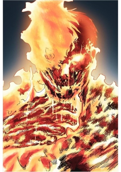 Fire Punch Manga Agni Renkli Tablo Ahşap Poster Dekoratif