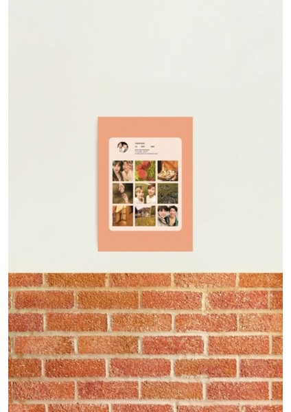 Bts Mınımonı/mınjoon A5 Kapak Tablo Ahşap Poster Dekoratif KOD1195 fiyatları