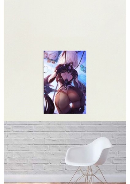 Pilot 2b Nier Otomata Tablo Ahşap Poster Dekoratif
