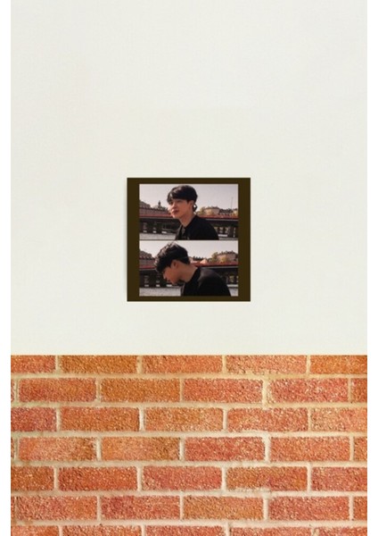 Jimin Paris'te Estetik Tablo Ahşap Poster Dekoratif KOD2166