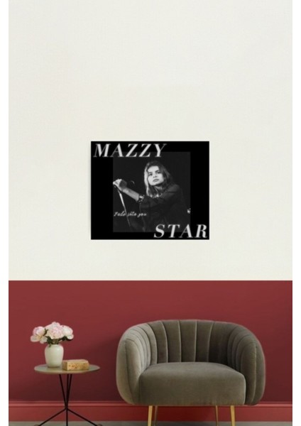 Mazzy Star Sende Soluyor Tablo Ahşap Poster Dekoratif