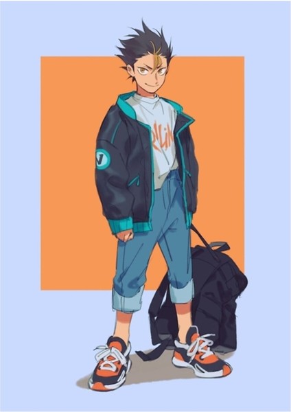 Nishinoya Tablo Ahşap Poster Dekoratif