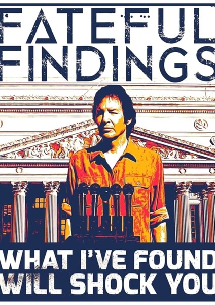 Ölümcül Bulgular Tablo Ahşap Poster Dekoratif