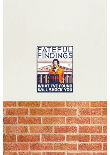 Ölümcül Bulgular Tablo Ahşap Poster Dekoratif fiyatları