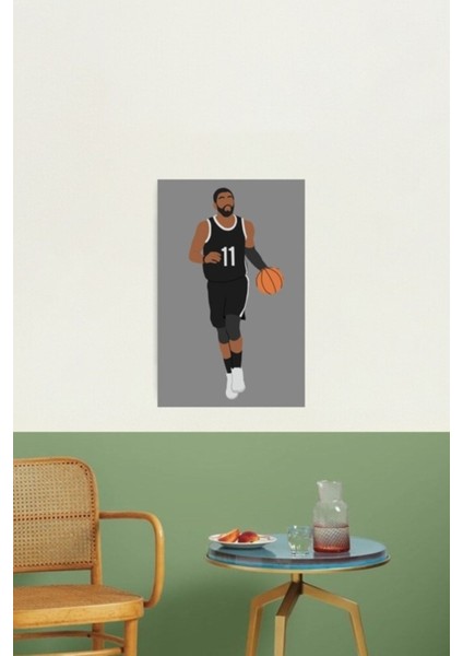 Kyrie Irving Ağları Tablo Ahşap Poster Dekoratif