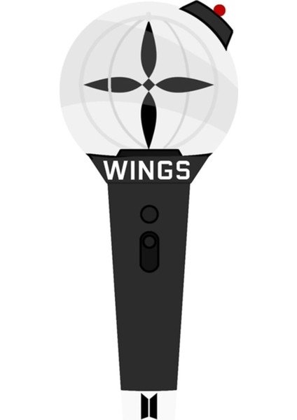 Bts Wings Işık Çubuğu Tablo Ahşap Poster Dekoratif KOD2426