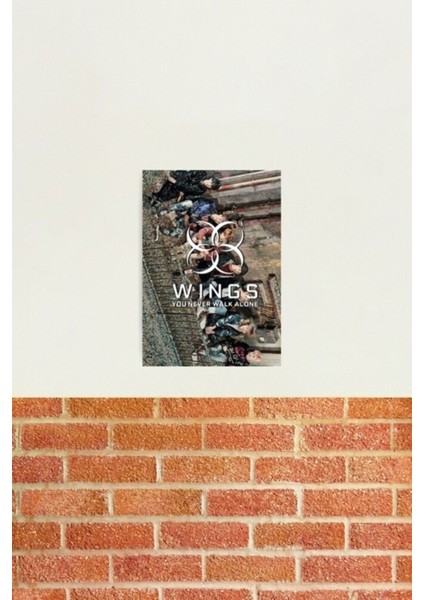 Bts Ynwa - Defter / Tablo Ahşap Poster Dekoratif KOD735