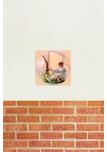 Jimin Bts Balon Tablo Ahşap Poster Dekoratif KOD3631
