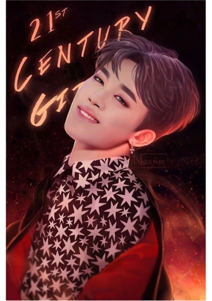 21ST Century Girls Jimin Tablo Ahşap Poster Dekoratif KOD1804