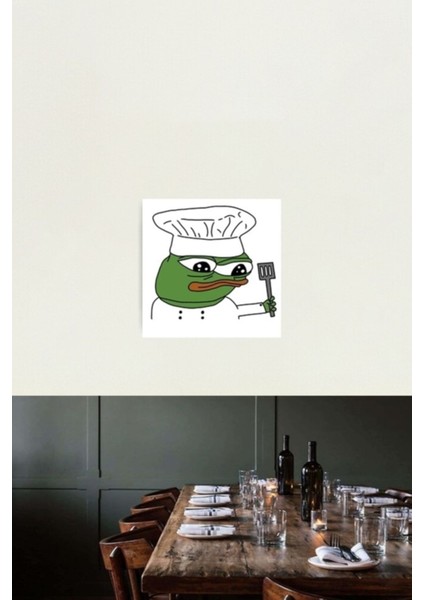 Peepo Şefi Tablo Ahşap Poster Dekoratif fiyatları
