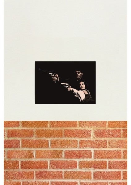 Leon & Mathilda Tablo Ahşap Poster Dekoratif