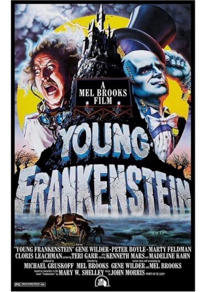 Young Frankenstein (1974) Tablo Ahşap Poster Dekoratif