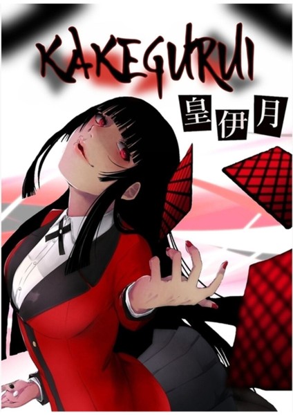 Yumeko Jabami Tablo Ahşap Poster Dekoratif