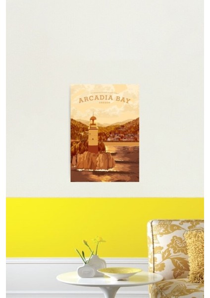 Life Is Strange - Arcadia Bay Seyahat Posteri (Gün Batımı) Tablo Ahşap Poster Dekoratif fiyatları