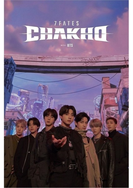 Bts Tablo 00 Ahşap Poster Dekoratif KOD6041