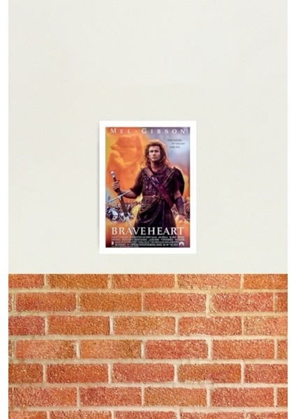 Cesur Yürek Film Afişi Tablo Ahşap Poster Dekoratif