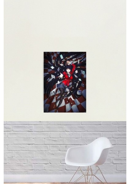 Kakegurui Poster Tablo Ahşap Poster Dekoratif