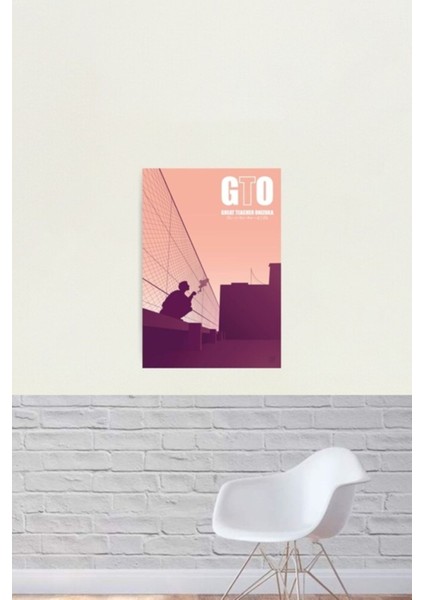 Gto - Manga Shonen Tablo Ahşap Poster Dekoratif