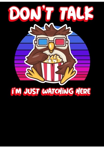 Cınema Owl Sunset Tablo Ahşap Poster Dekoratif