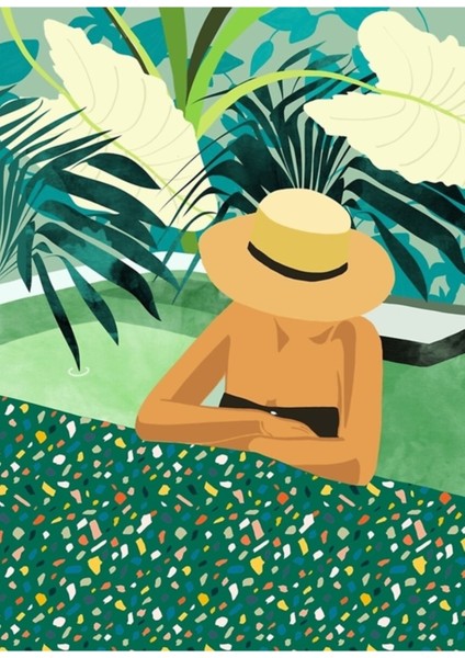 Chill #illustration #seyahat Tablo Ahşap Poster Dekoratif