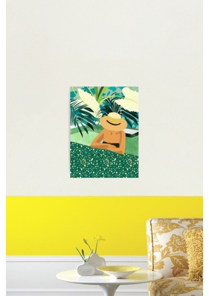Chill #illustration #seyahat Tablo Ahşap Poster Dekoratif