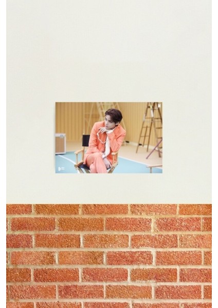 (V) Kim Taehyung Yağ Fotoğraf Kitabı Konsept Tablo Ahşap Poster Dekoratif KOD245 fiyatları