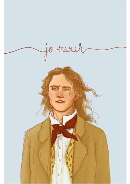 Jo March The Loml Tablo Ahşap Poster Dekoratif