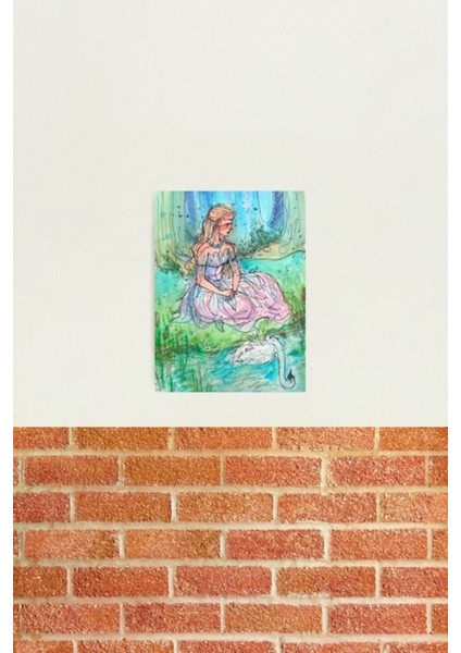 Barbie Kuğu Gölü Tablo Ahşap Poster Dekoratif