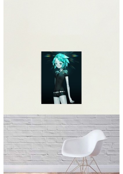 Fosfofilit Tablo Ahşap Poster Dekoratif