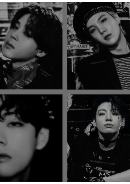 Vkook ve Yoonmin Sokak Dövüşçüleri Estetik Tablo Ahşap Poster Dekoratif KOD313